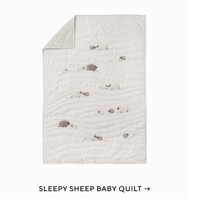 Sleepy Sheep Baby Quilt
