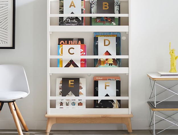 Kids book rack.