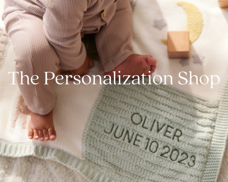 Pottery barn store baby personalized gifts