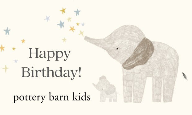 Elephant Party egift Card