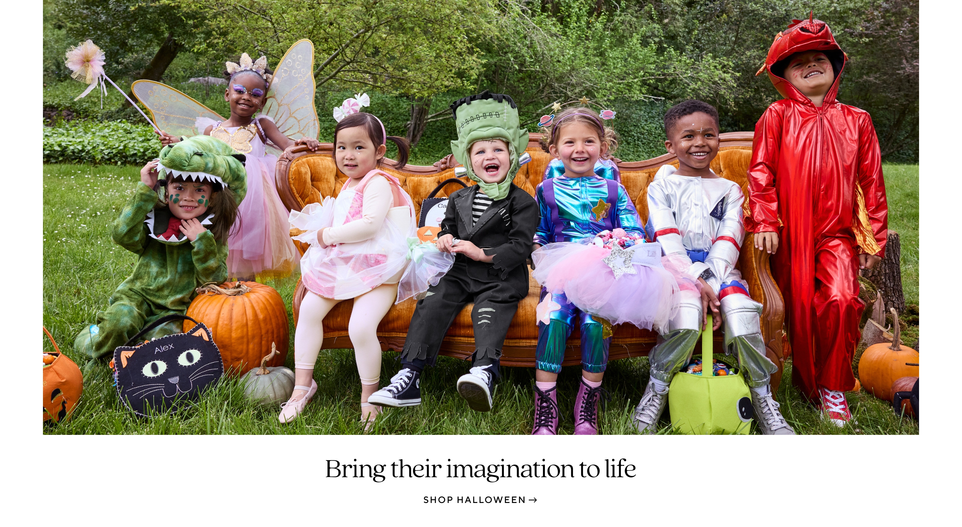 Bring their imagination to life: Shop Halloween