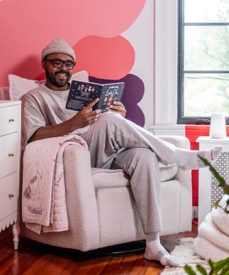 Hilton Carter's Modern Rainbow Bedroom