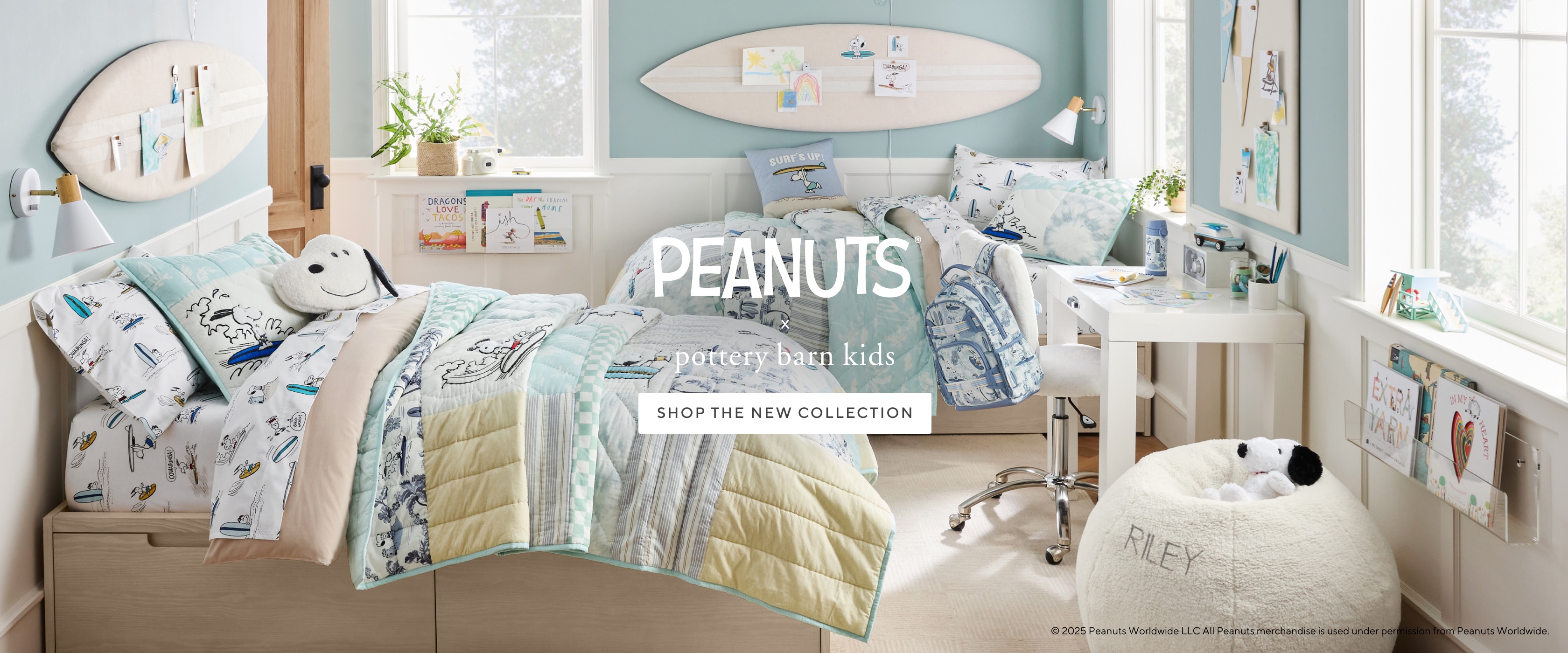 Peanuts x Pottery Barn Kids