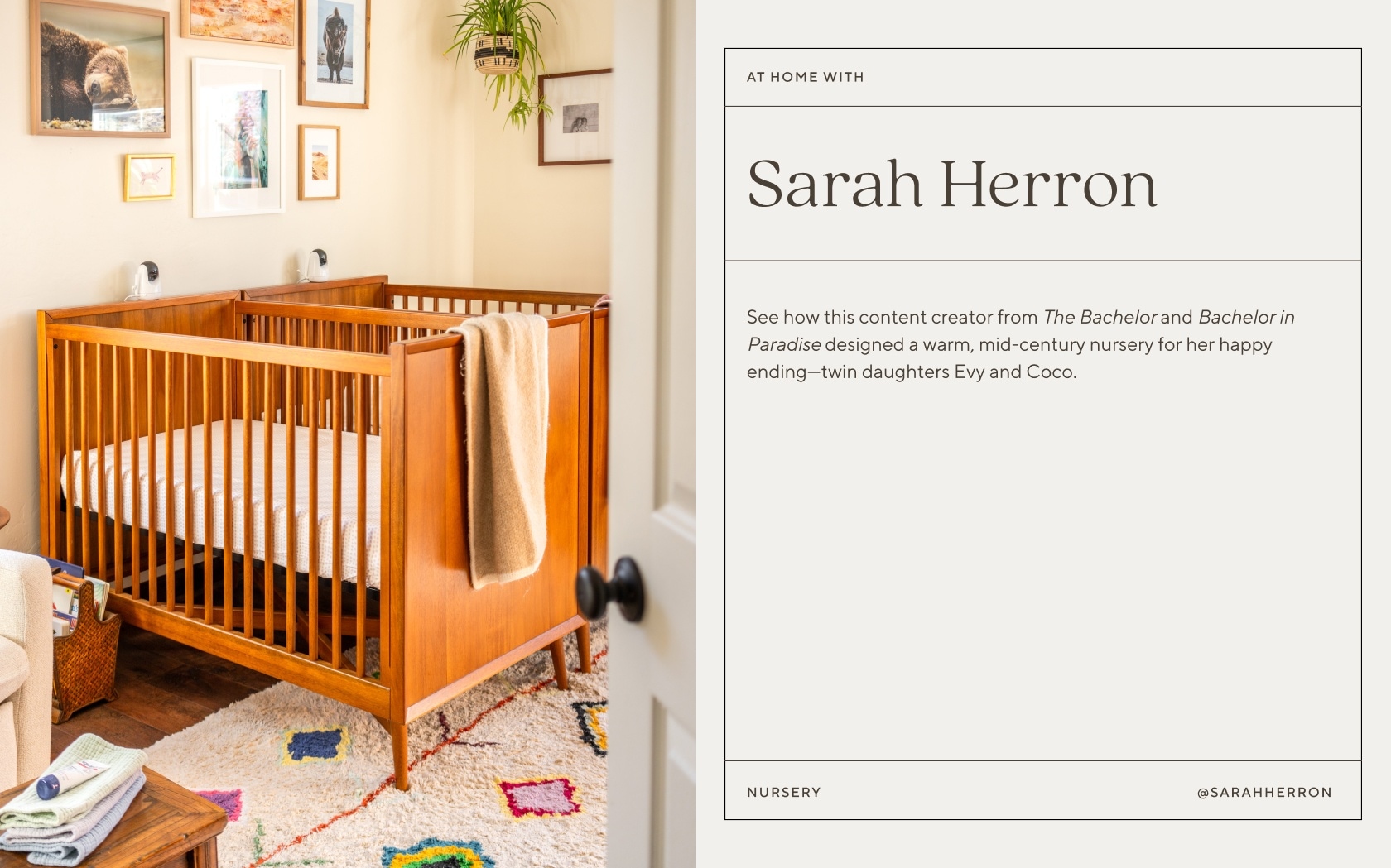 At Home With Sarah Herron