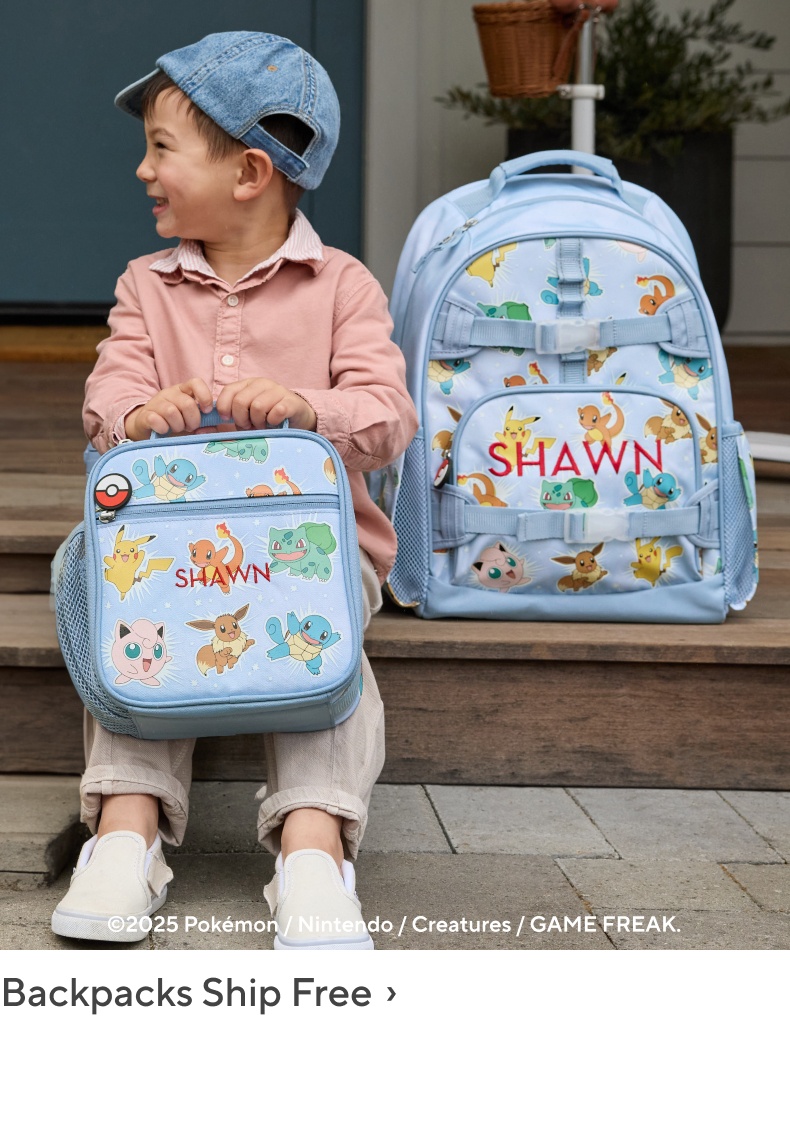 Backpacks Ship Free