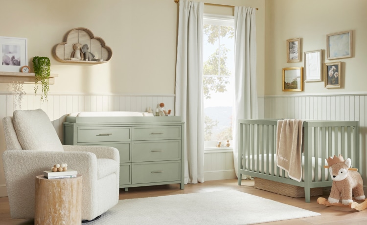 Soft Sage Nursery | Pottery Barn Kids