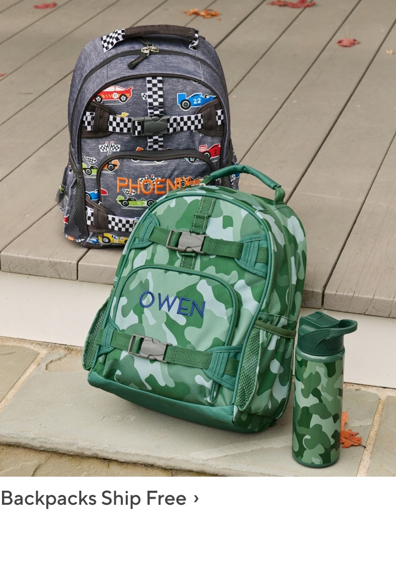 Backpacks Ship Free
