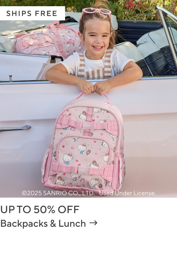 Up to 50% Off Backpacks & Lunch