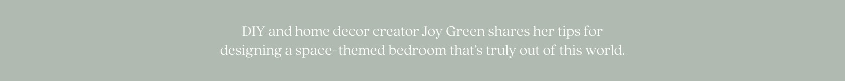 At Home With Joy Green