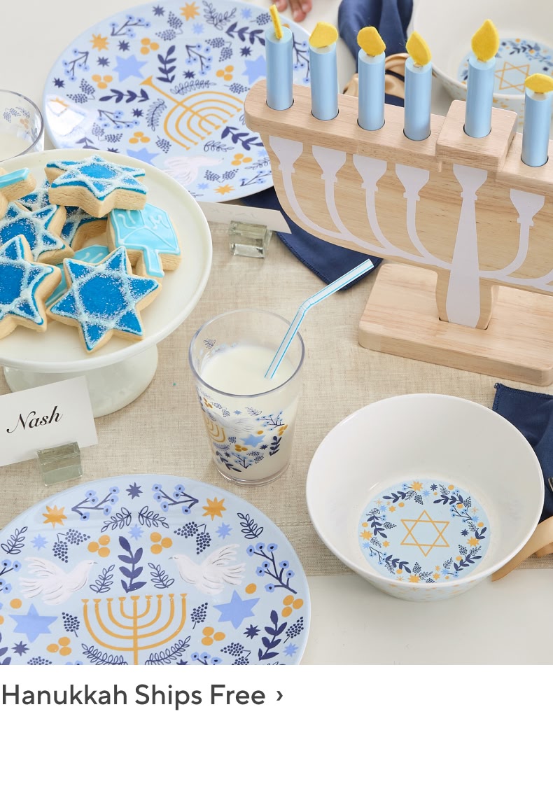 Hanukkah Ships Free