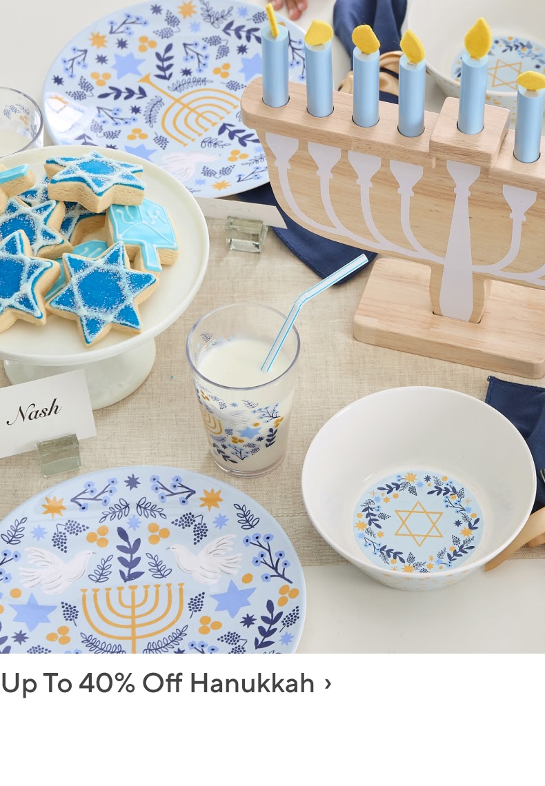 Up to 40% Off Hanukkah