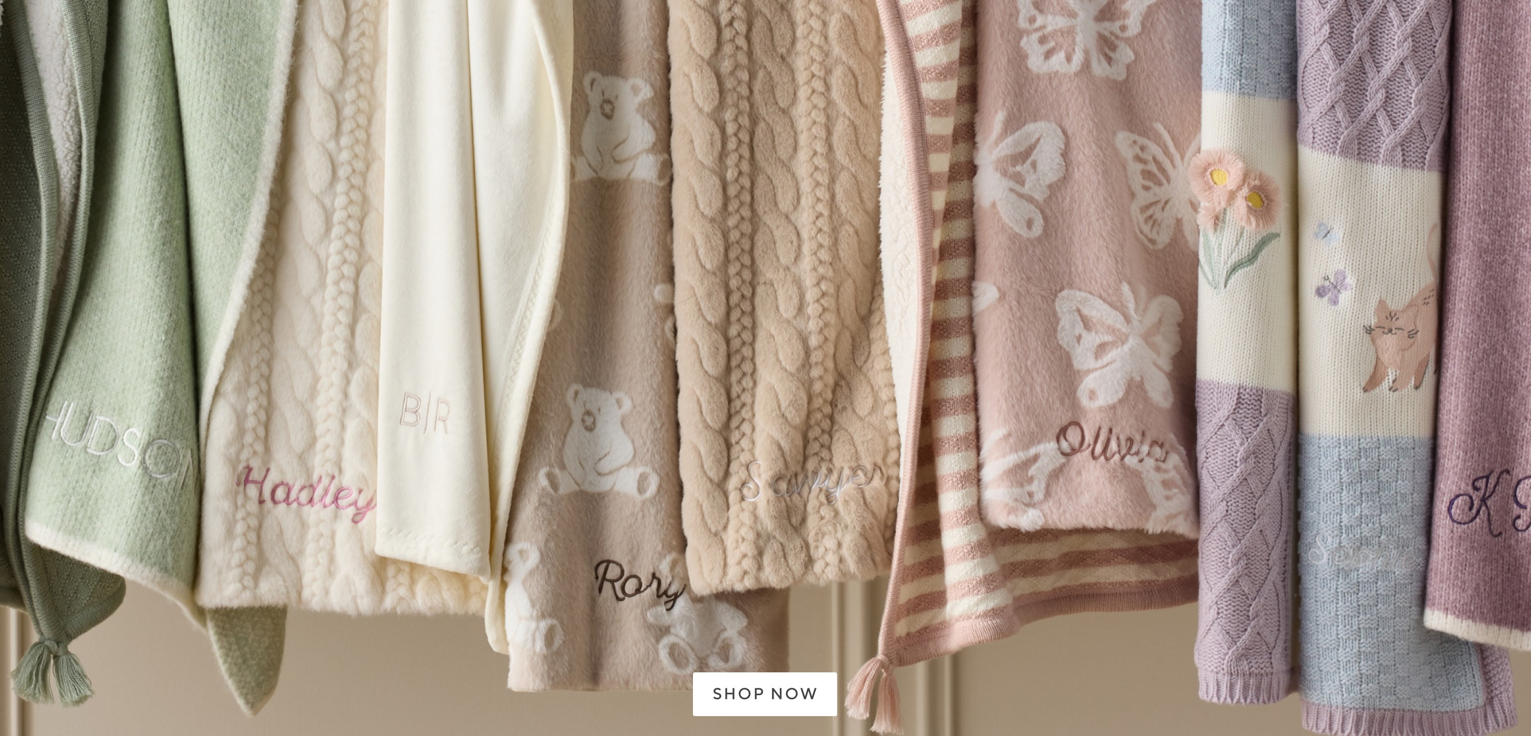 Our #1 Baby Gift - Celebrate their sweet firsts with a personalized blanket.