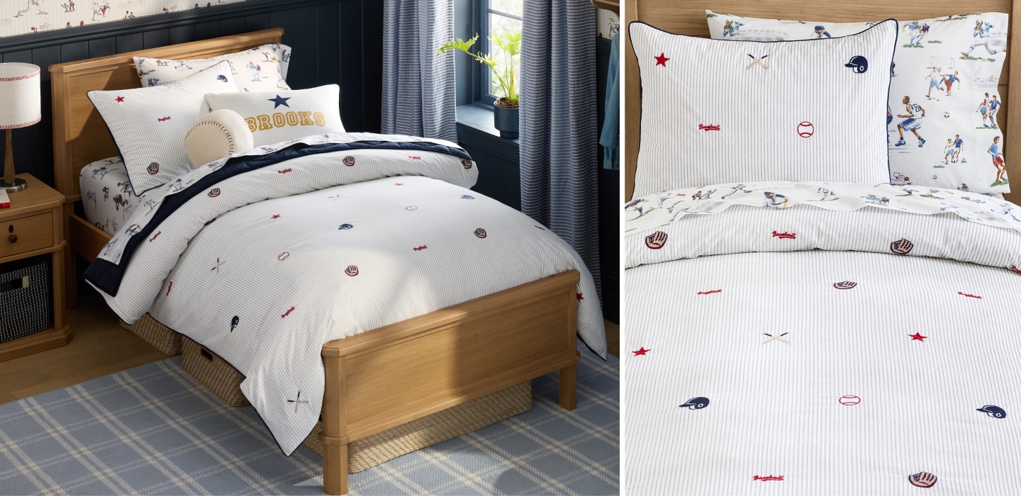 Embroidered Baseball Stripe