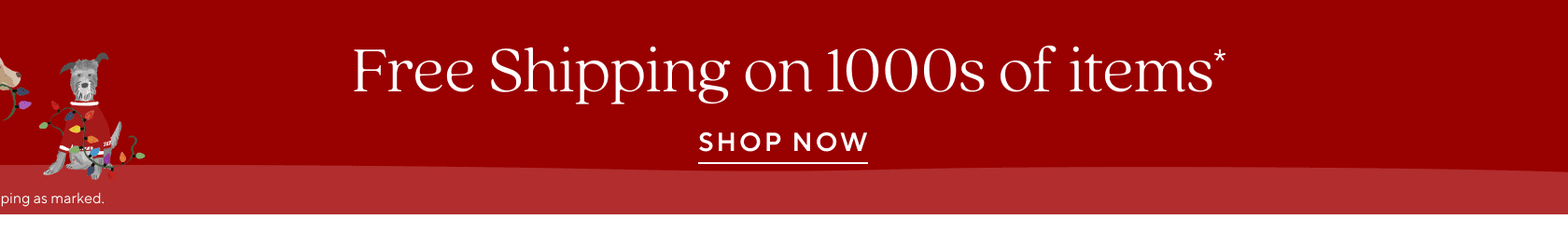 Free Shipping on 1000s of items