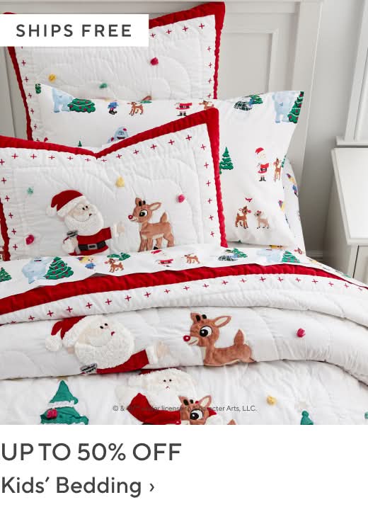 Up to 50% off Kids' Bedding
