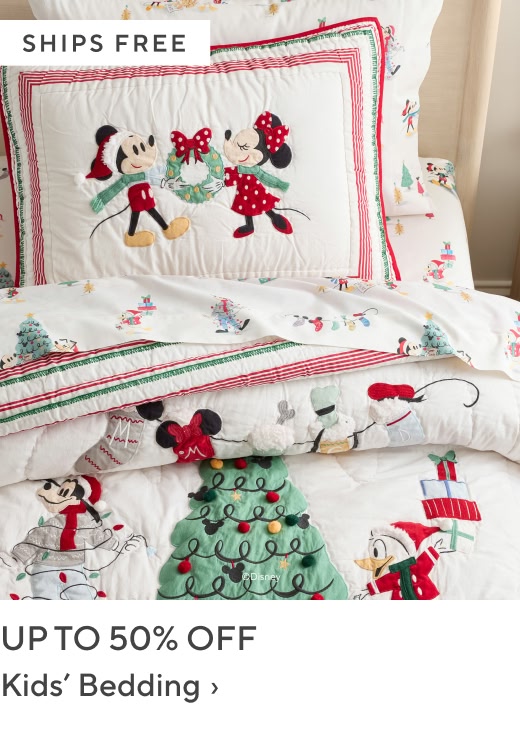 Up to 50% off Kids' Bedding