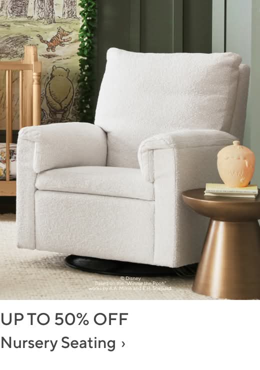 Up to 50% off Nursery Seating