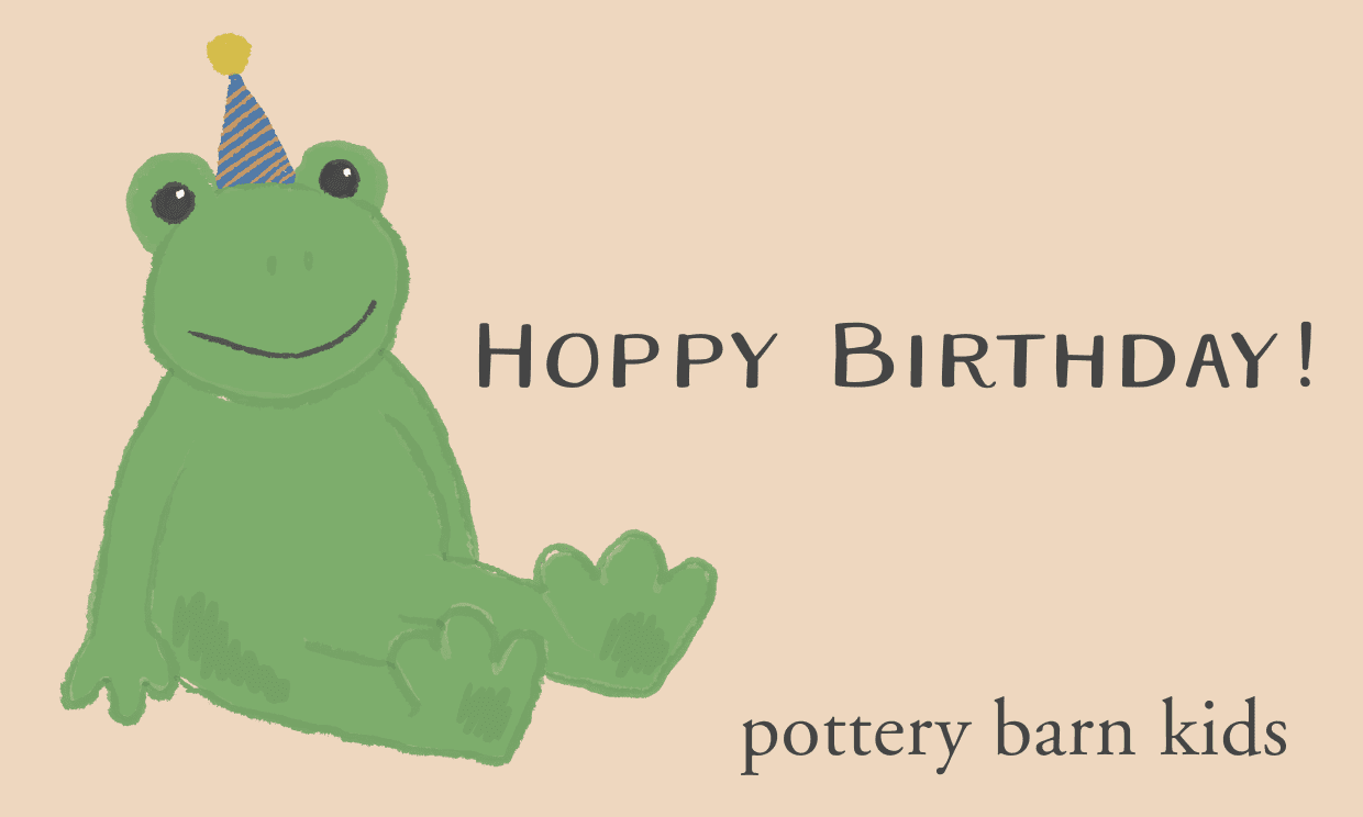 Hoppy Birthday egift Card