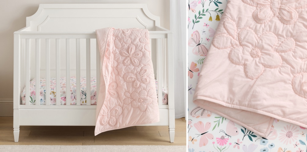 Ruffled Textured Floral