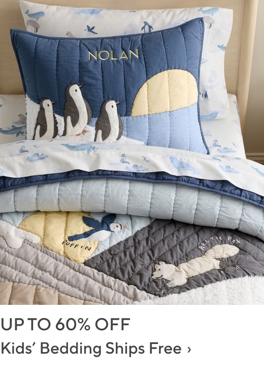 Up to 60% off Kids' Bedding Ships Free