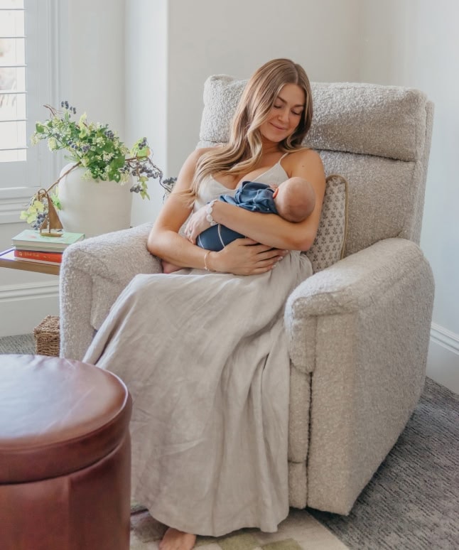 Lindsay Arnold Cusick's Cozy Blue Nursery