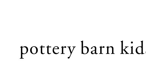 Pottery Barn Kids