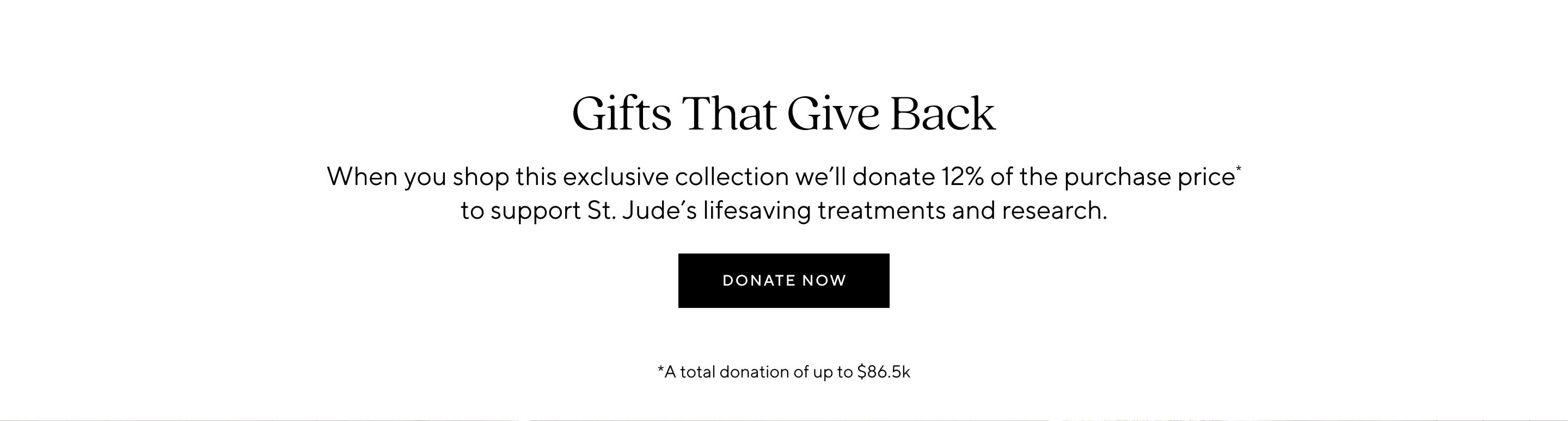 Gifts That Give Back - Donate Now