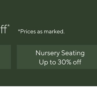 Nursery Seating - Up to 30% off
