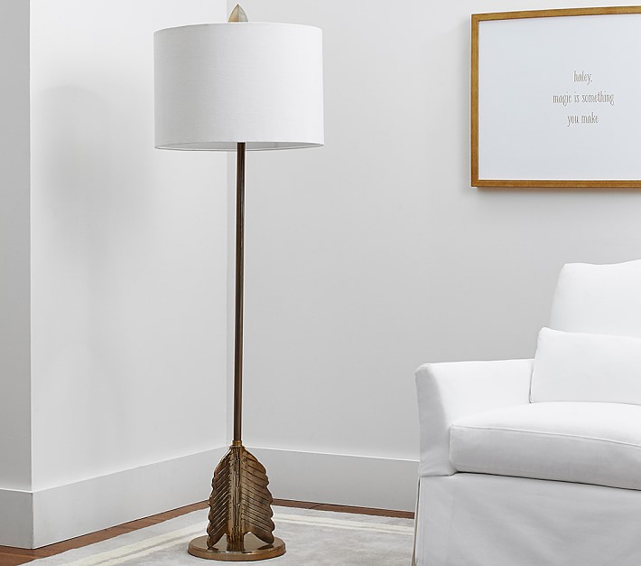 The Emily Meritt Arrow Natural Kids Floor Lamp Pottery Barn Meritt Arrow Natural Kids Floor Lamp