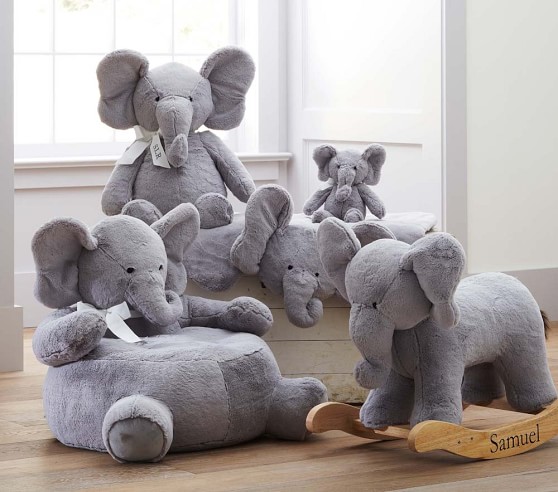elephant plush chair