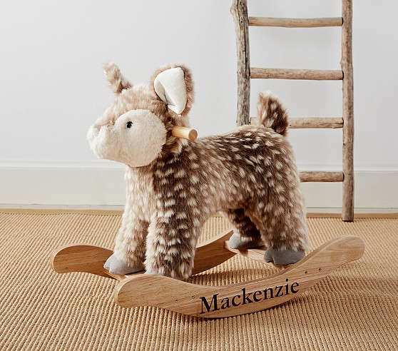 fawn rocking horse