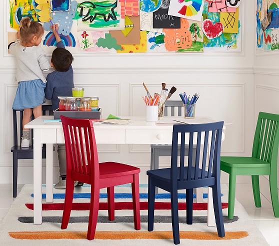 pottery barn childrens table and chairs