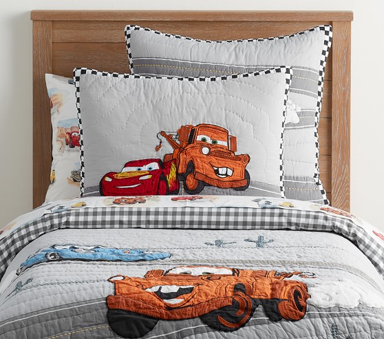 pottery barn cars sheets