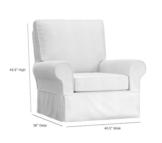 white glider and ottoman set