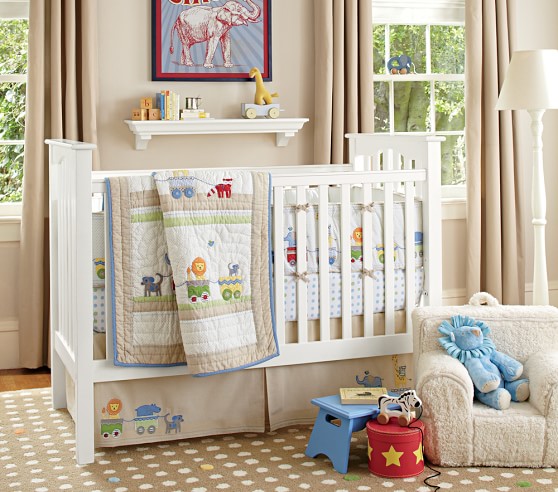 circus cot bedding