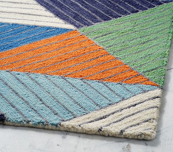 Caleb Rug Patterned Rugs Pottery Barn Kids