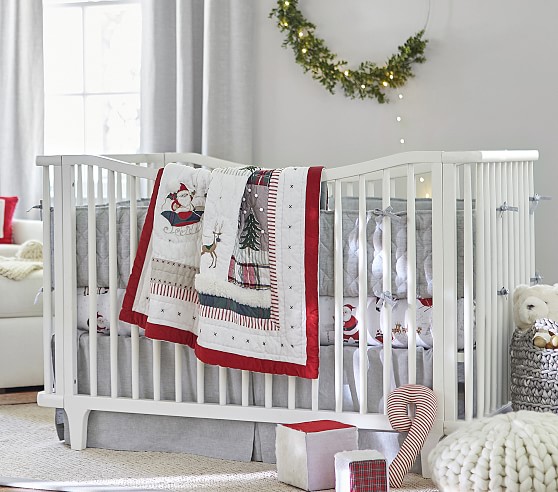 christmas baby crib sheets