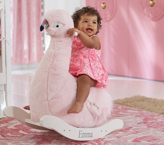 flamingo rocking horse