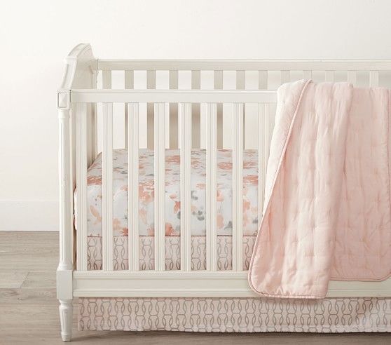 dusty rose baby bedding