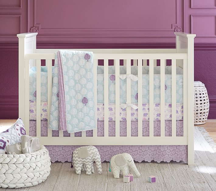 lilac baby bedding sets