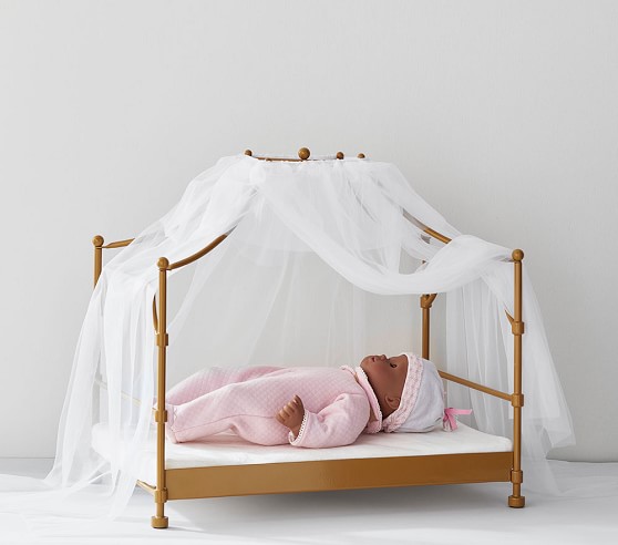 pottery barn kids doll bed