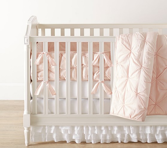 pottery barn baby girl bedding