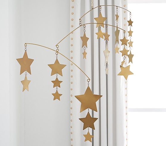 The Emily Meritt Star Ceiling Baby Mobile Pottery Barn Kids Emily Meritt Star Ceiling Baby Mobile