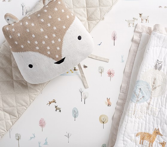 woodland themed baby bedding