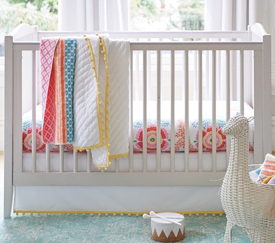 pom pom baby bedding