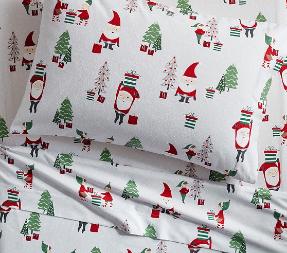holiday flannel sheet sets