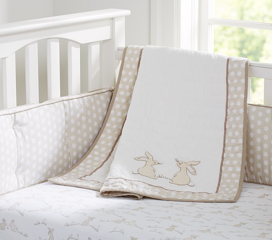 rabbit crib bedding