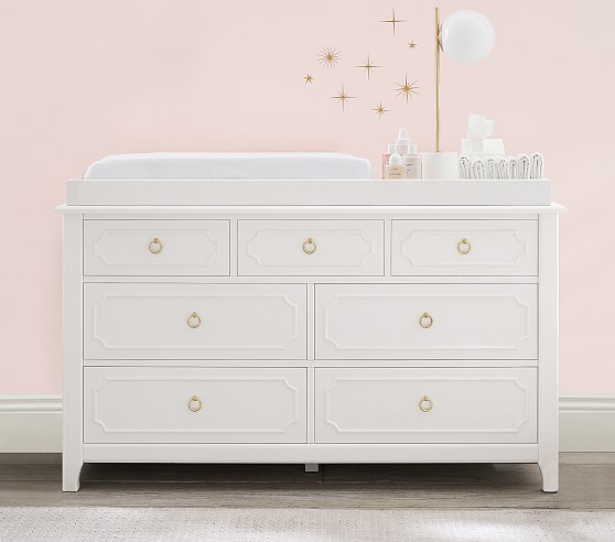 changing table topper white