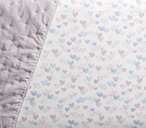 heart crib sheet