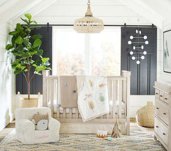 woodland baby bedding